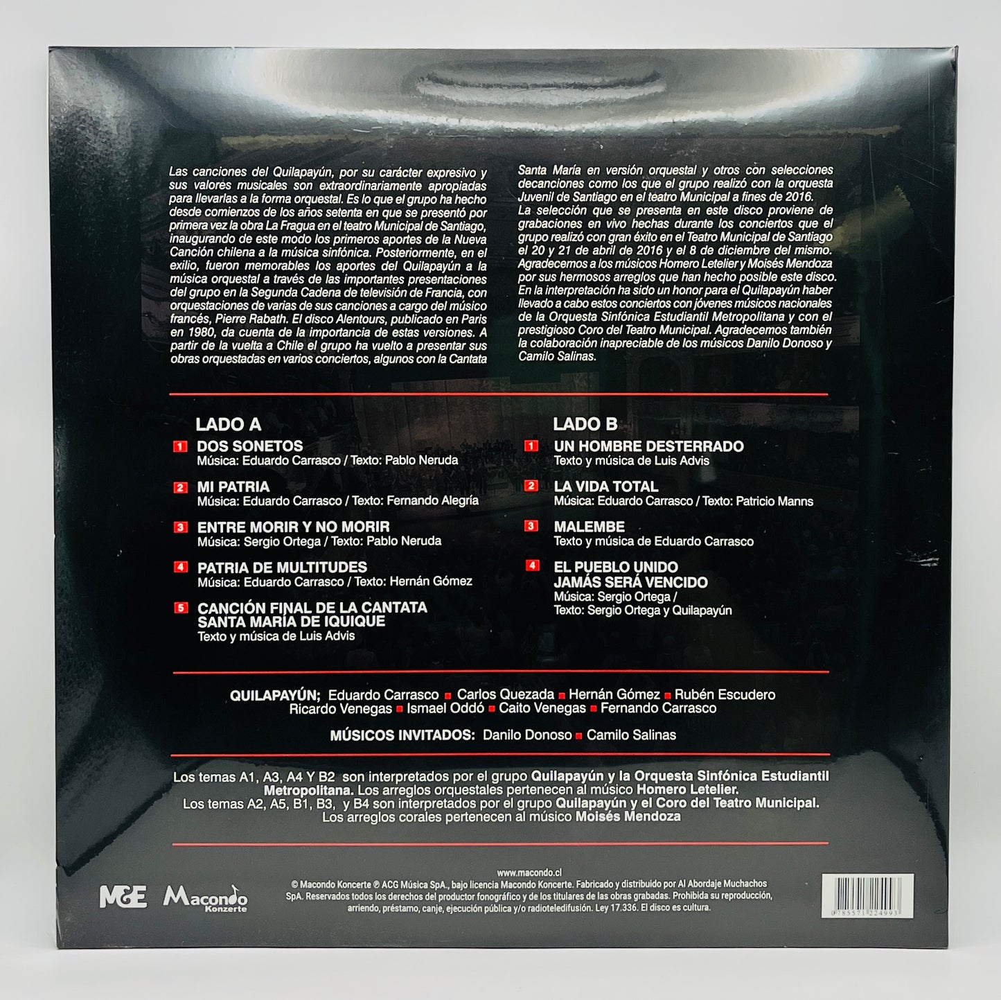 QUILAPAYUN  - SINFONICO | VINILO