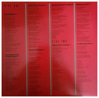 BON JOVI - SLIPPERY WHEN WET | VINILO