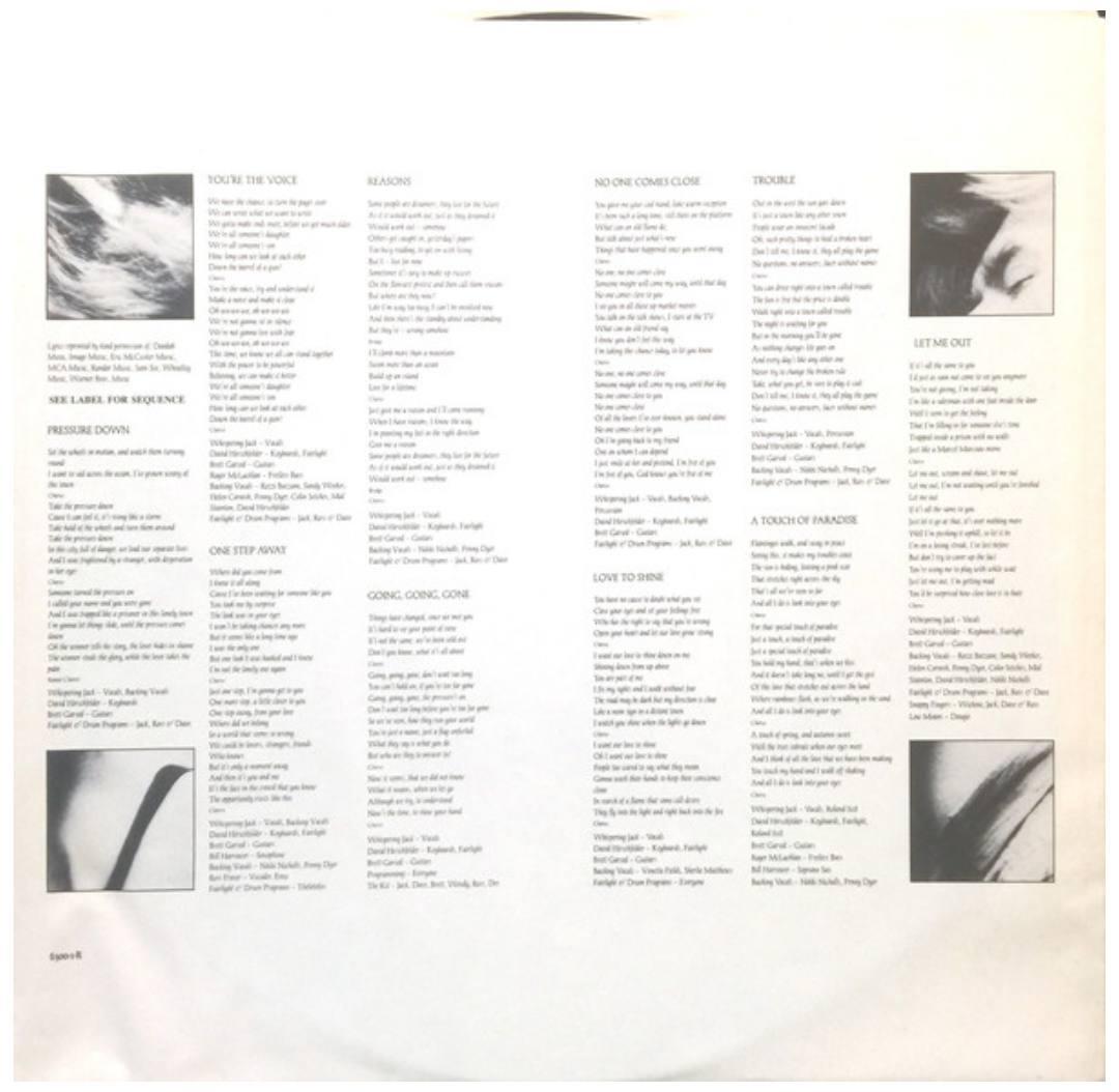 JOHN FARNHAM - WHISPERING JACK | VINILO