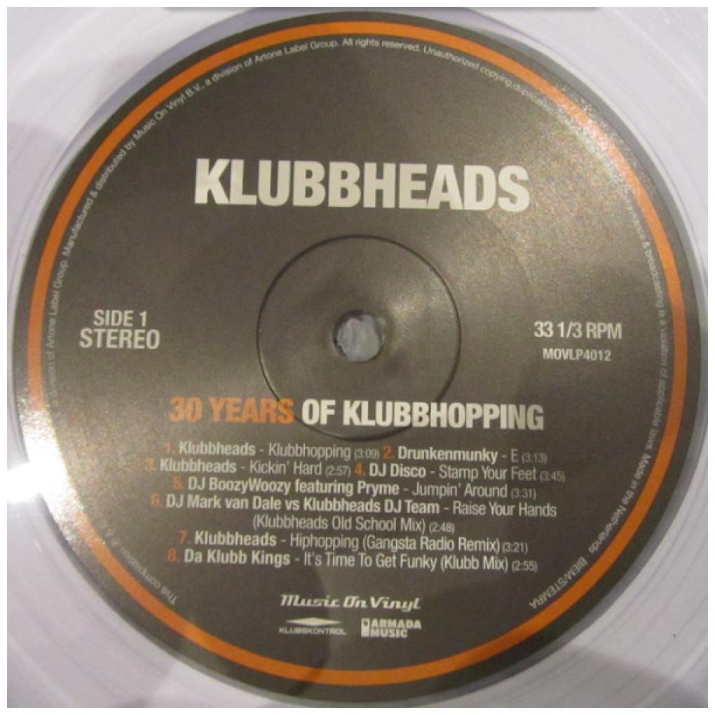 KLUBBHEADS - 30 YEARS OF KLUBBHOPPING | VINILO