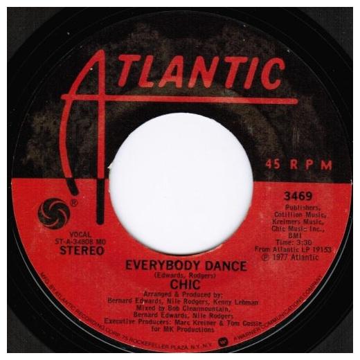 CHIC - EVERYBODY DANCE | 7" SINGLE VINILO USADO