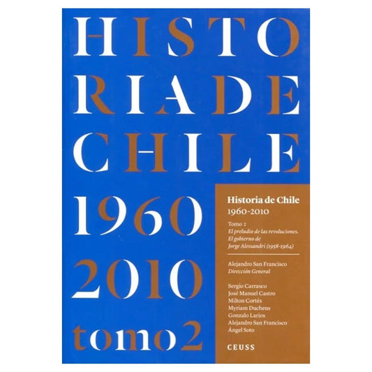 HISTORIA DE CHILE 1960-2010. TOMO 2 (TAPA BLANDA) - VARIOS AUTORES | LIBRO