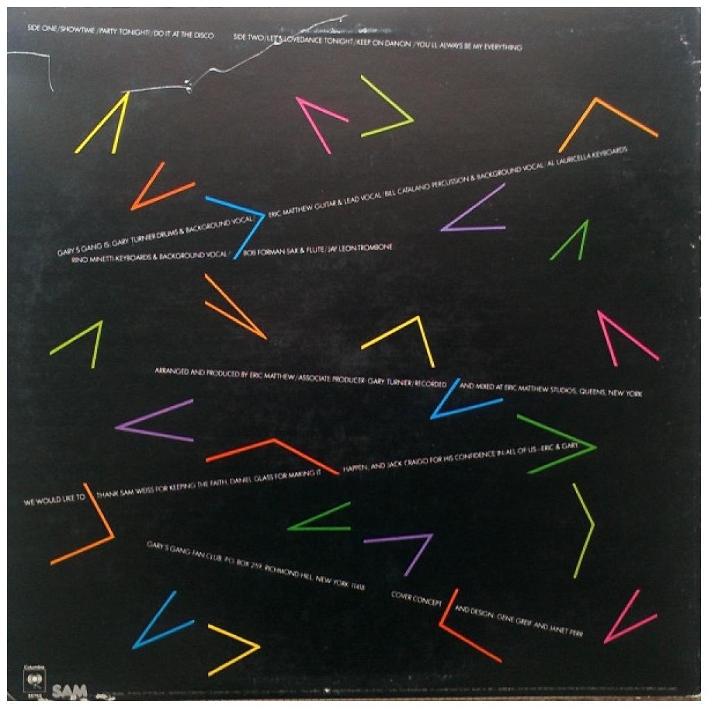 GARY'S GANG - KEEP ON DANCING | VINILO USADO