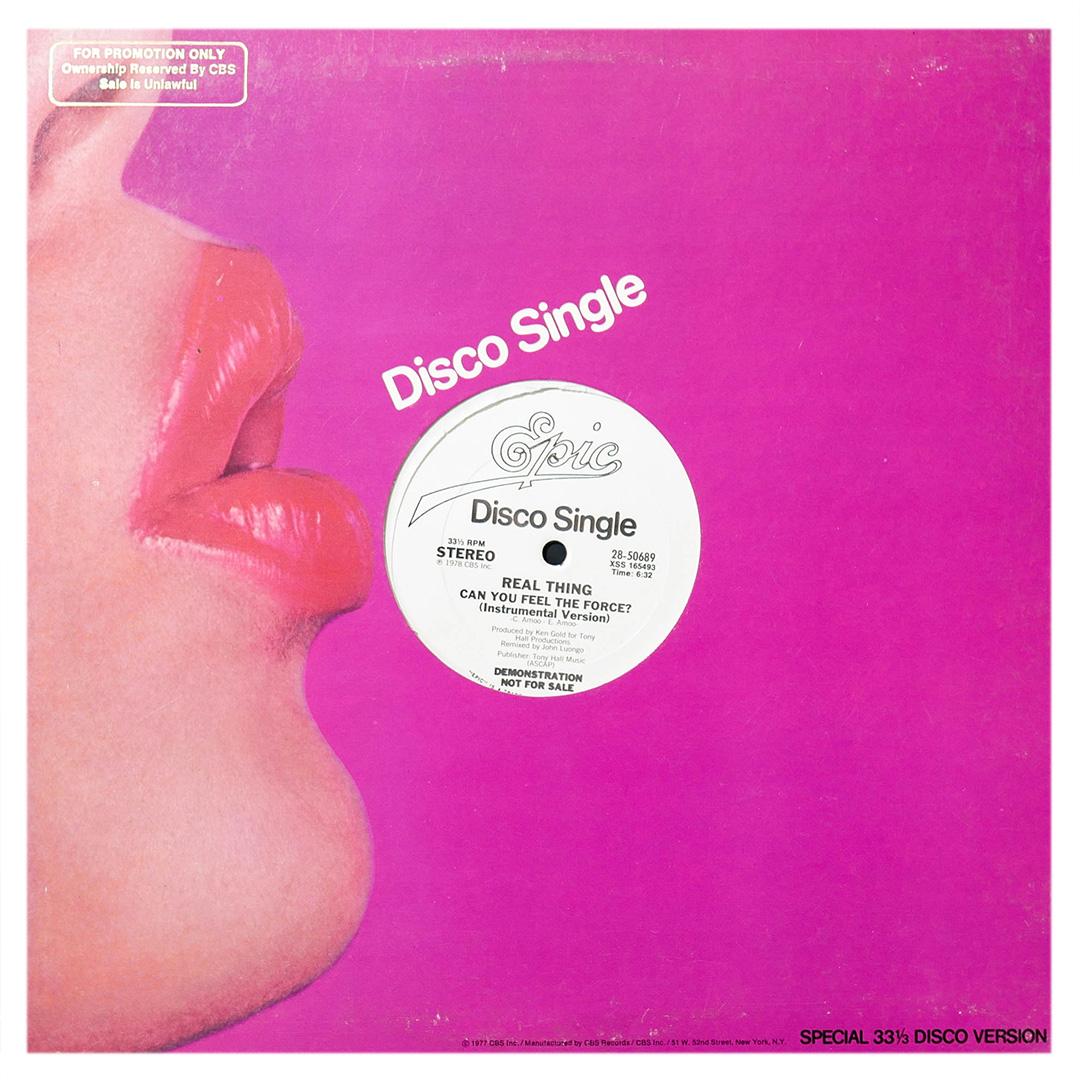 REAL THING - CAN YOU FEEL THE FORCE | 12" MAXI SINGLE USADO