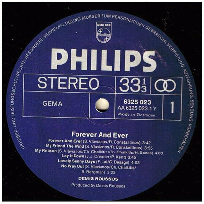DEMIS ROUSSOS - FOREVER AND EVER | VINILO USADO