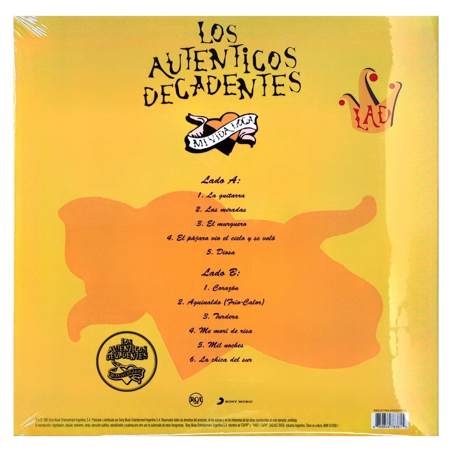 AUTENTICOS DECADENTES - MI VIDA LOCA | VINILO