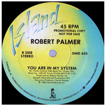 ROBERT PALMER  -  YOU ARE IN MY SYSTEM | 12" MAXI SINGLE USADO