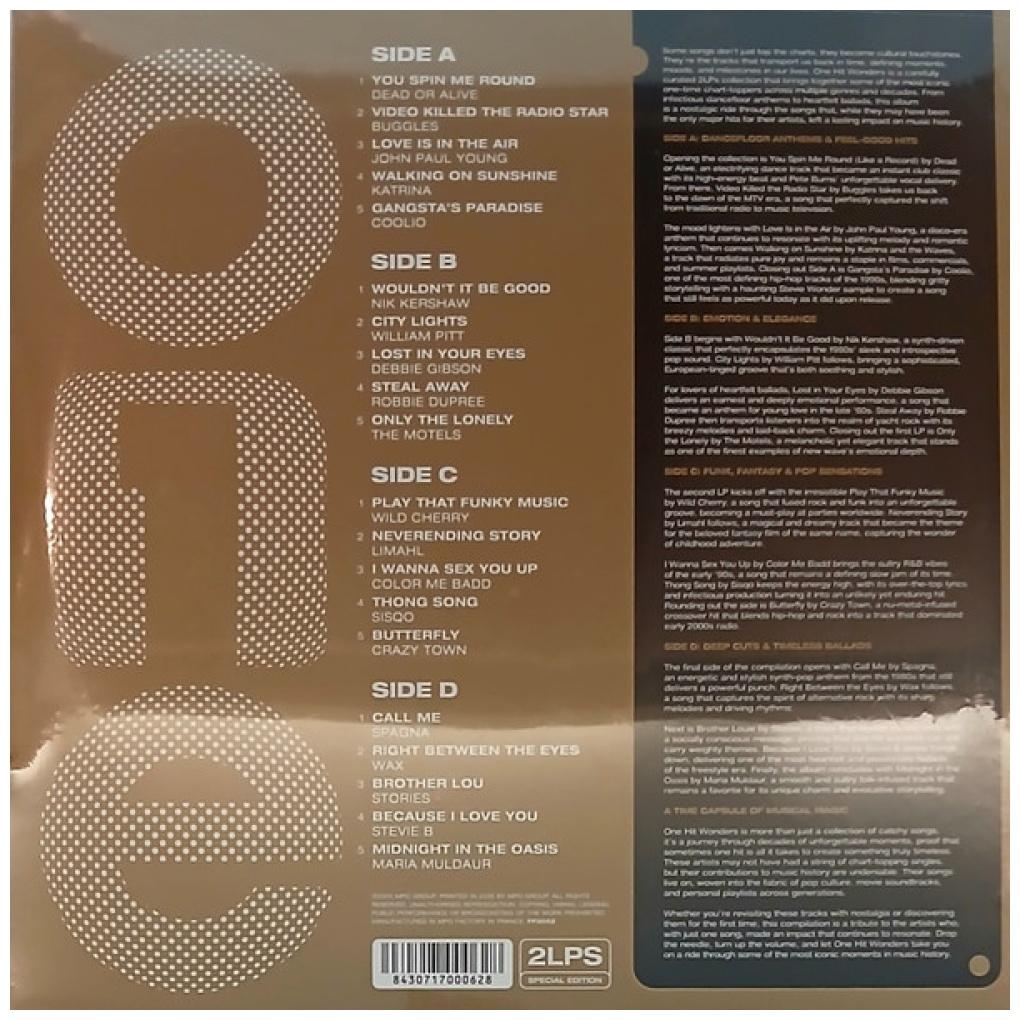 ONE HIT WONDER - VARIOUS (2LP) (WHITE VINY) (UK) | VINILO ABIERTO