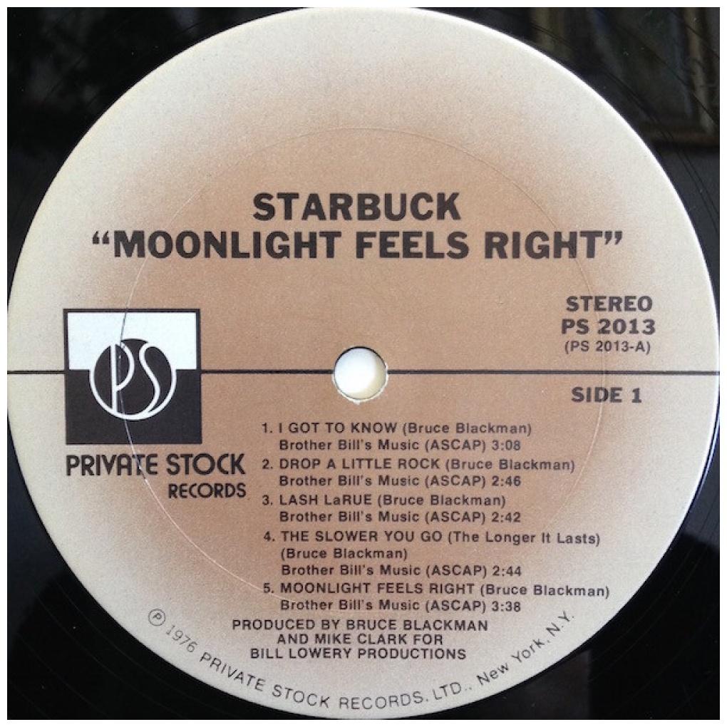 STARBUCK - MOONLIGHT FEELS RIGHT | VINILO USADO