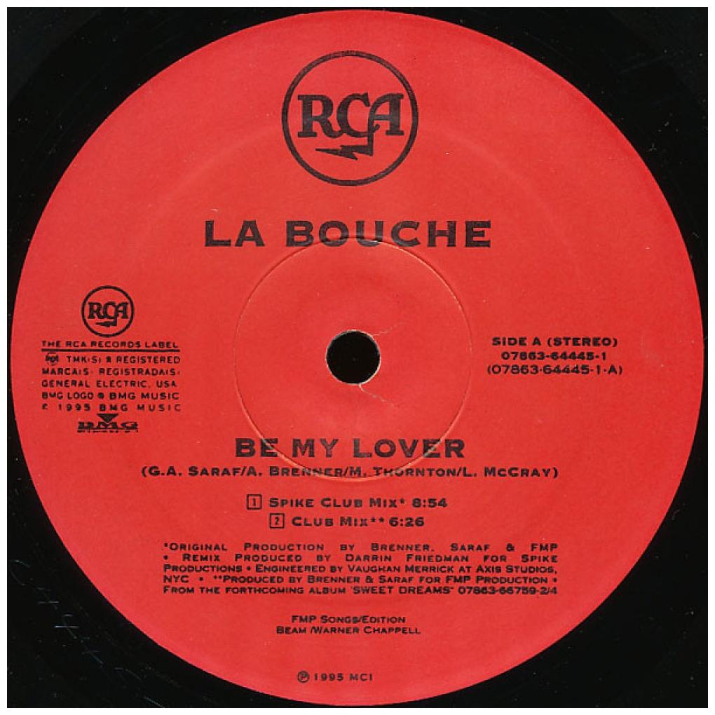LA BOUCHE - BE MY LOVER | 12'' MAXI SINGLE USADO