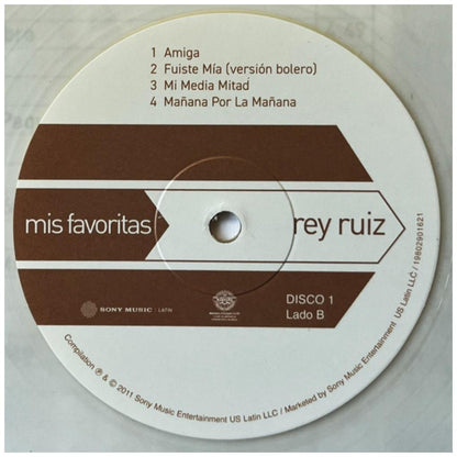 REY RUIZ - MIS FAVORITAS (2LP) (LIGHT BEIGE VINYL) | VINILO