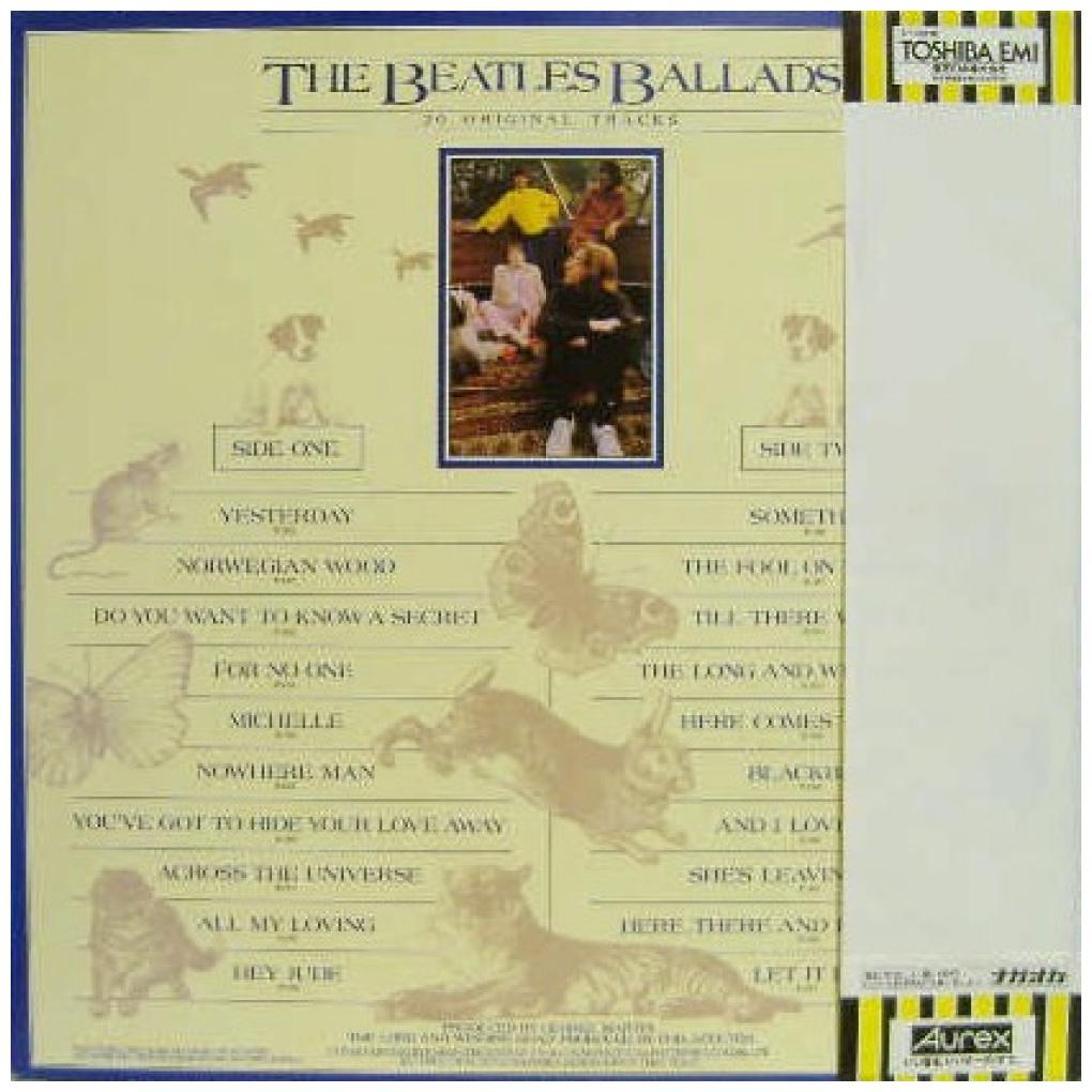 THE BEATLES - BEATLES BALLADS: 20 ORIGINAL TRACKS (JAPAN EDITION) | VINILO USADO