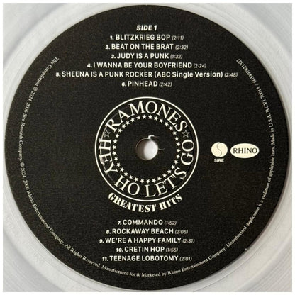 RAMONES - GREATEST HITS (CLEAR VINYL) | VINILO