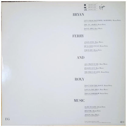 BRYAN FERRY With ROXY MUSIC - THE ULTIMATE COLLECTION | VINILO USADO