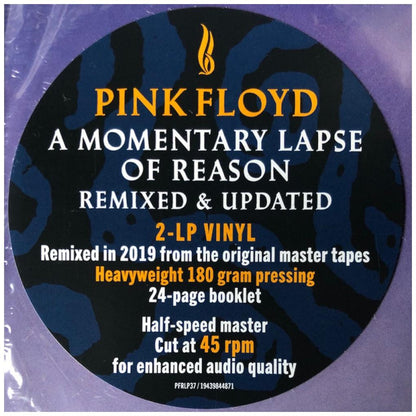 PINK FLOYD - A MOMENTARY LAPSE OF REASON (2LP) (REMIXED AND UPDATED) | VINILO