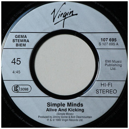 SIMPLE MINDS - ALIVE & KICKING | 7" SINGLE USADO