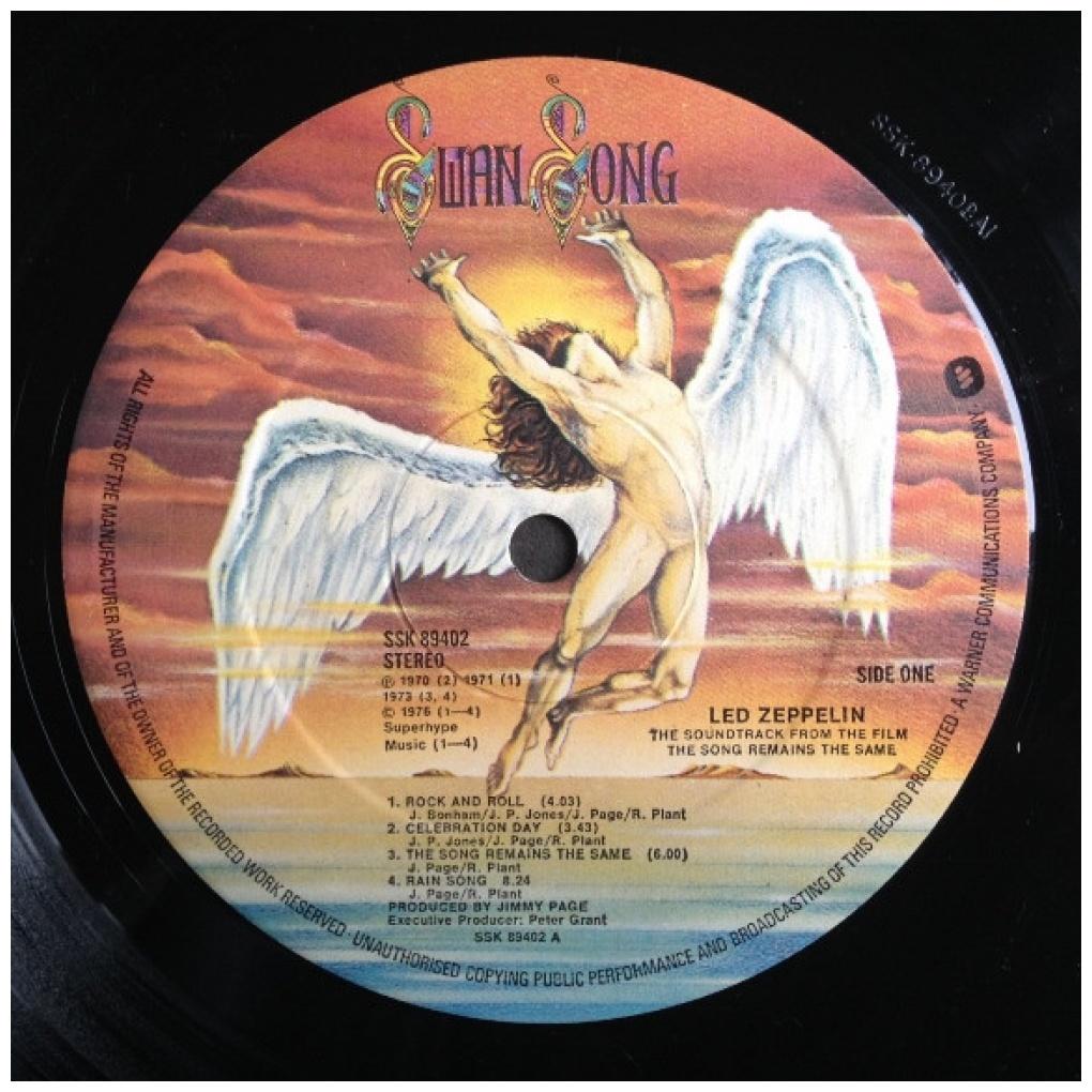 LED ZEPPELIN - THE SONGS REMAINS THE SAME: O.S.T. | VINILO USADO