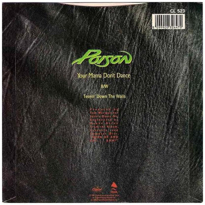 POISON - YOUR MAMA DON'T DANCE | 7" SINGLE USADO