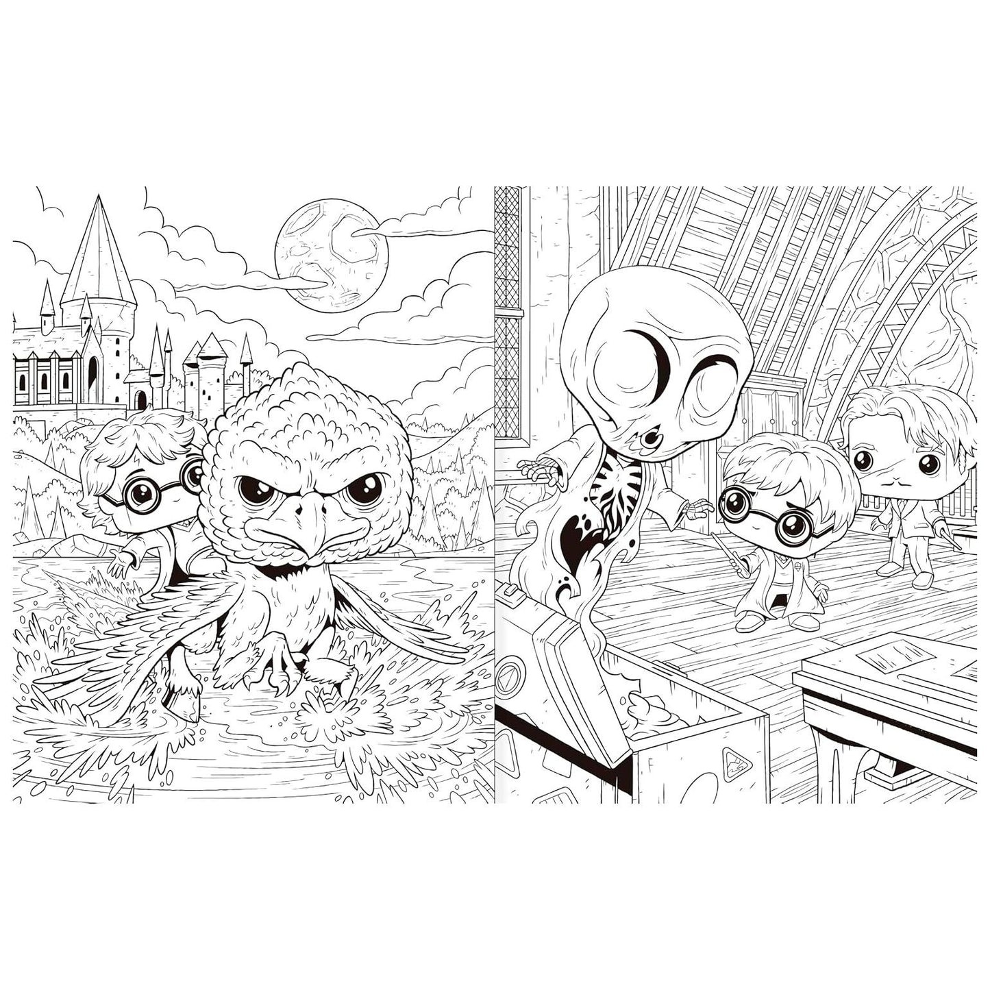 HARRY POTTER - EL LIBRO OFICIAL PARA COLOREAR FUNKO POP (RÚSTICA) - INSGHT EDITIONS | LIBRO