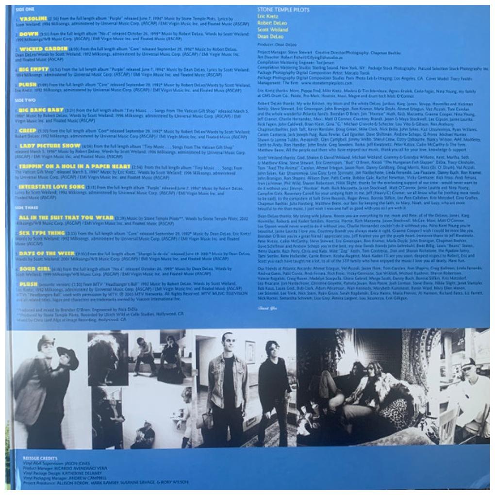 STONE TEMPLE PILOTS - THANK YOU: GREATEST HITS (OPAQUE SKY BLUE VINYL) (2LP)  | VINILO