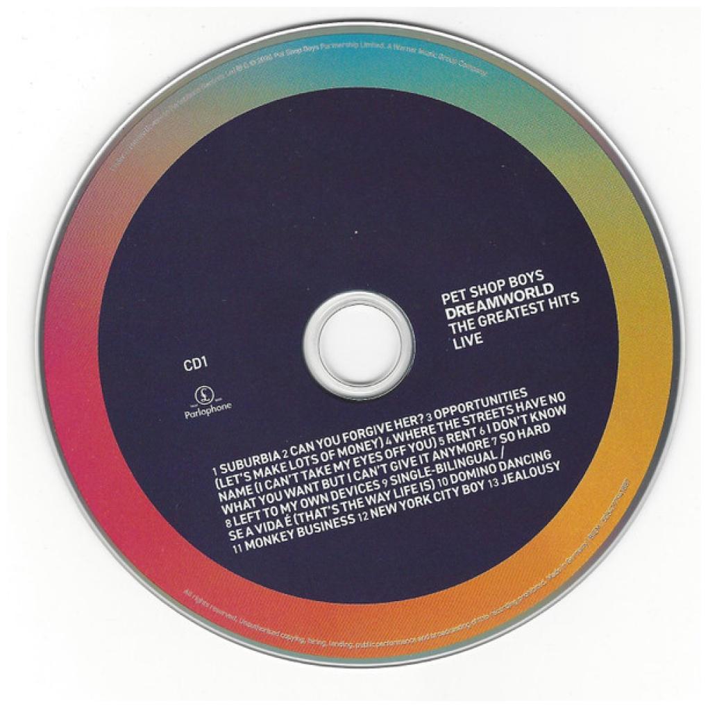 PET SHOP BOYS - DREAMWORLD: THE GREATEST HITS LIVE (CD+BLURAY) (UK) | CD