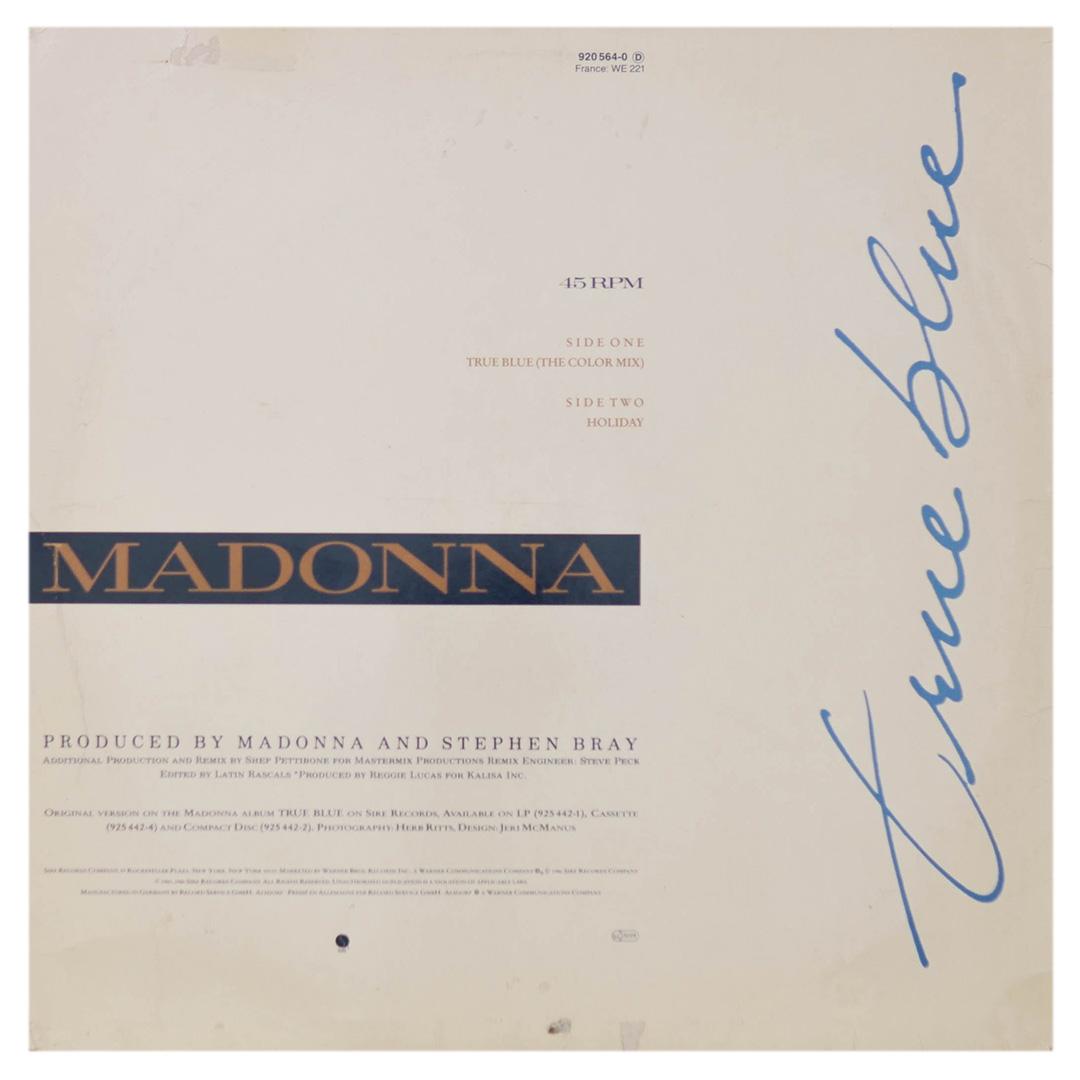 MADONNA - TRUE BLUE/HOLIDAY | 12" MAXI SINGLE USADO