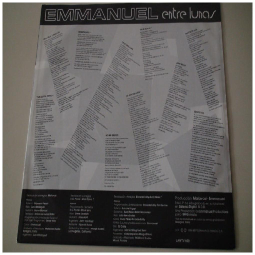 EMMANUEL - ENTRE LUNAS | VINILO USADO
