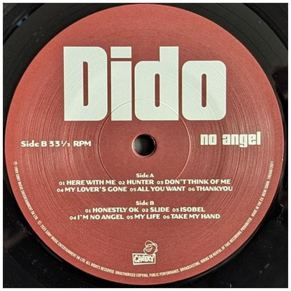 DIDO - NO ANGEL (BLACK VINYL) | VINILO
