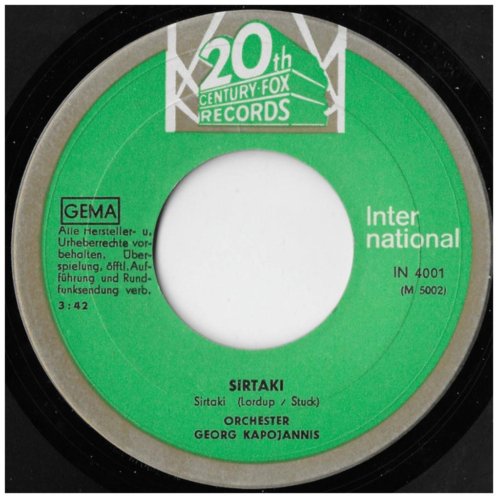 MIKIS THEODORAKIS - ZORBA'S DANCE, SIRTAKI | 7" SINGLE USADO