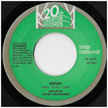 MIKIS THEODORAKIS - ZORBA'S DANCE, SIRTAKI | 7" SINGLE USADO
