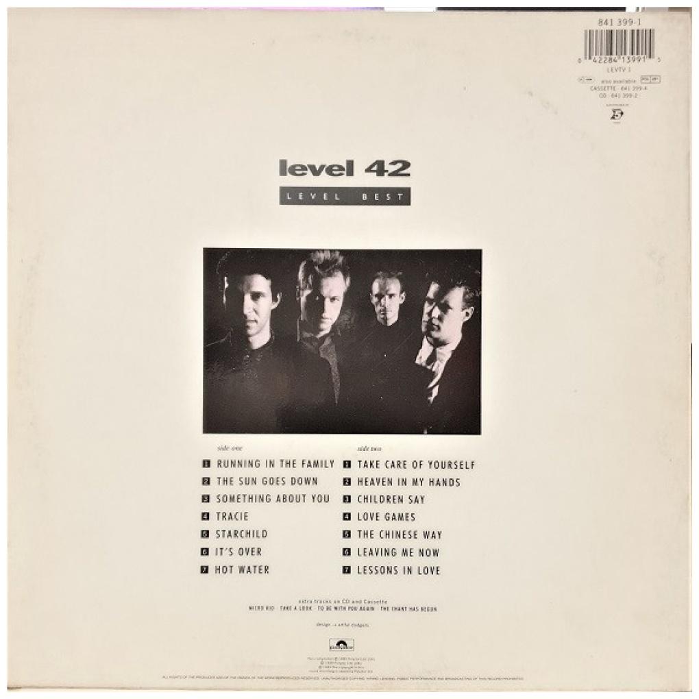 LEVEL 42 - LEVEL BEST | VINILO USADO