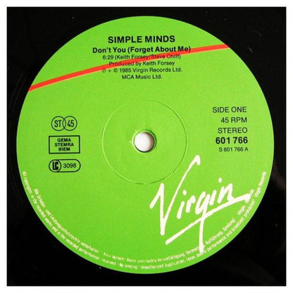 SIMPLE MINDS - DON T YOU (FORGET ABOUT ME)  | 12" MAXI SINGLE USADO