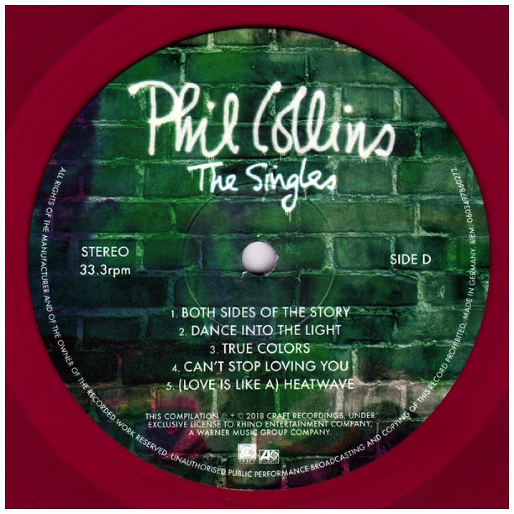 PHIL COLLINS - SINGLES (2LP) (GREEN VINYL) | VINILO