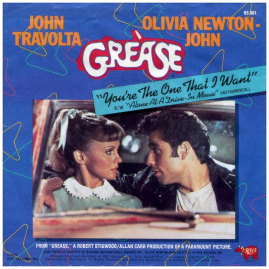 JOHN TRAVOLTA & OLIVIA NEWTON-JOHN - YOU'RE THE ONE THAT I WANT | 7" SINGLE USADO