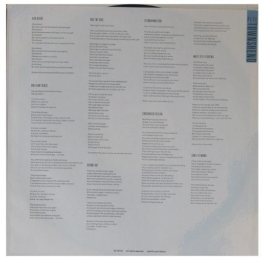 PETE  TOWNSHEND - WHITE CITY  | VINILO USADO