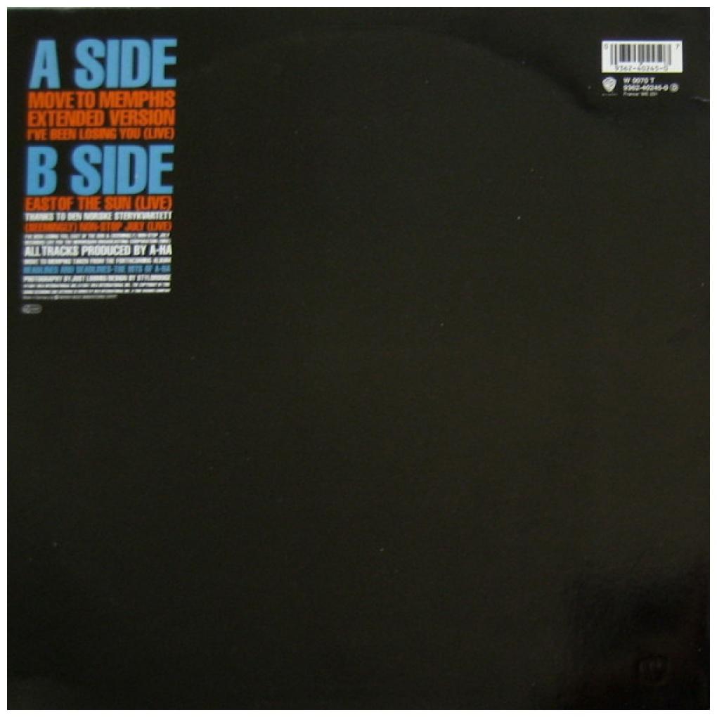A-HA - MOVE TO MEMPHIS | 12'' MAXI SINGLE USADO