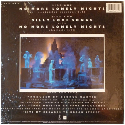 PAUL McCARTNEY - NO MORE LONELY NIGHTS/SILLY LOVE SONGS (PROMO COPY) | 12'' MAXI SINGLE USADO