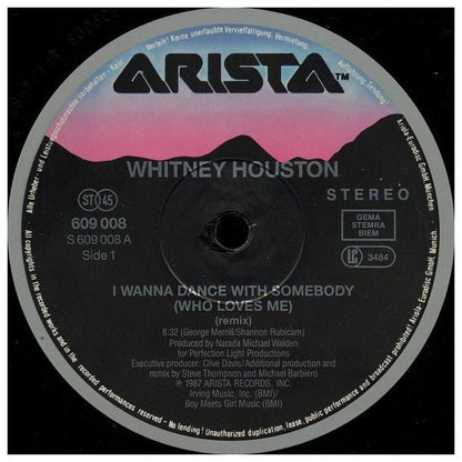 WHITNEY HOUSTON - I WANNA DANCE WITH SOMEBODY (WHO LOVES ME) | 12" MAXI SINGLE USADO