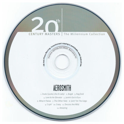 AEROSMITH - BEST OF 20TH CENTURY | CD