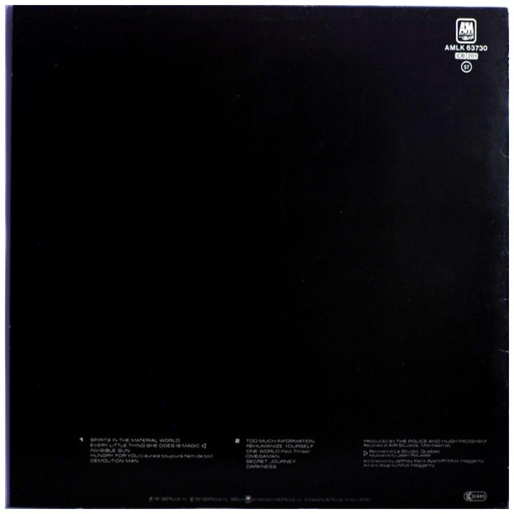 POLICE - GHOST IN THE MACHINE | VINILO USADO