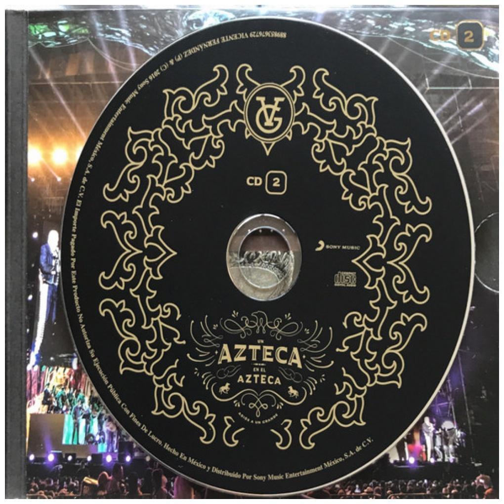 VICENTE FERNANDEZ - UN AZTECA EN EL AZTECA (2CD+DVD) | CD