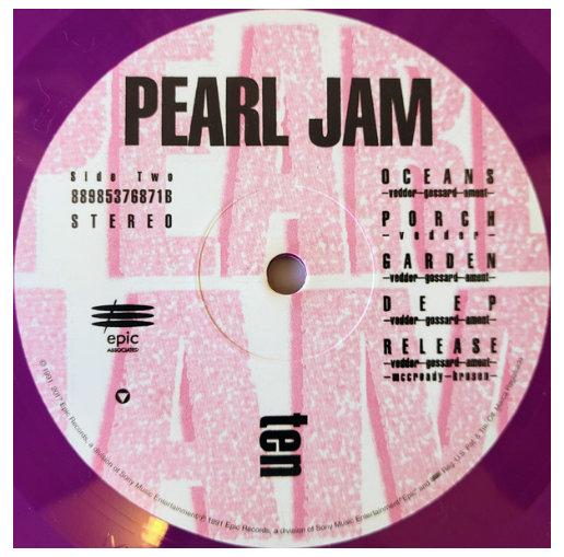 PEARL JAM - TEN (PURPLE VINYL) | VINILO