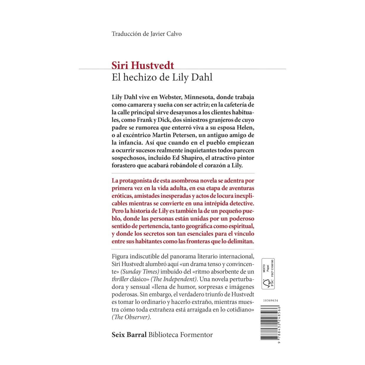 EL HECHIZO DE LILY DAHL (TAPA BLANDA) - SIRI HUSTVEDT | LIBRO