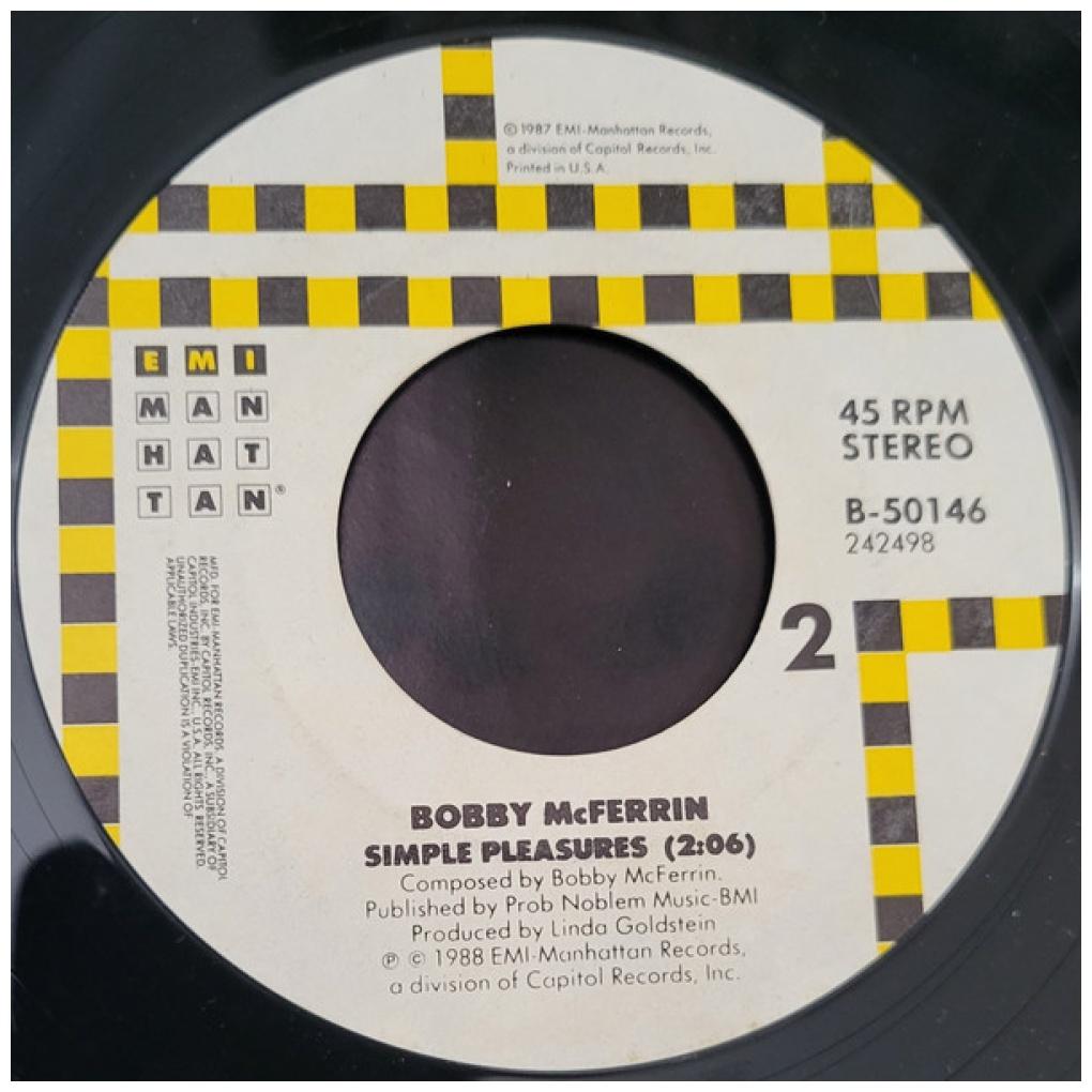 BOBBY McFERRIN  - DON'T WORRY BE HAPPY | 7" SINGLE USADO