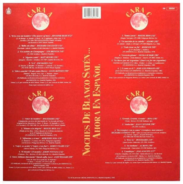 NOCHES DE BLANCO SATEN - 24 BALADAS DE SIEMPRE (2LP) (EN ESPANOL) | VINILO USADO