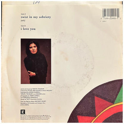 TANITA TIKARAM - TWISTIN MY SOBRIETY | 7" SINGLE USADO