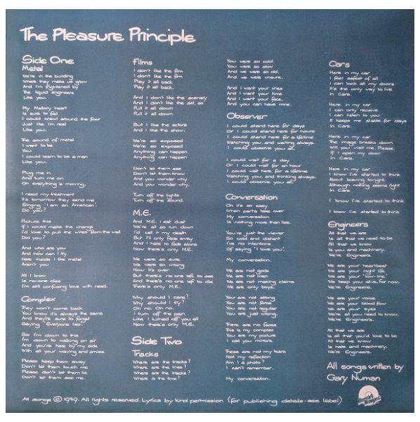 GARY NUMAN - THE PLEASURE PRINCIPLE  | VINILO