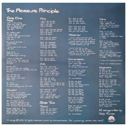GARY NUMAN - THE PLEASURE PRINCIPLE  | VINILO