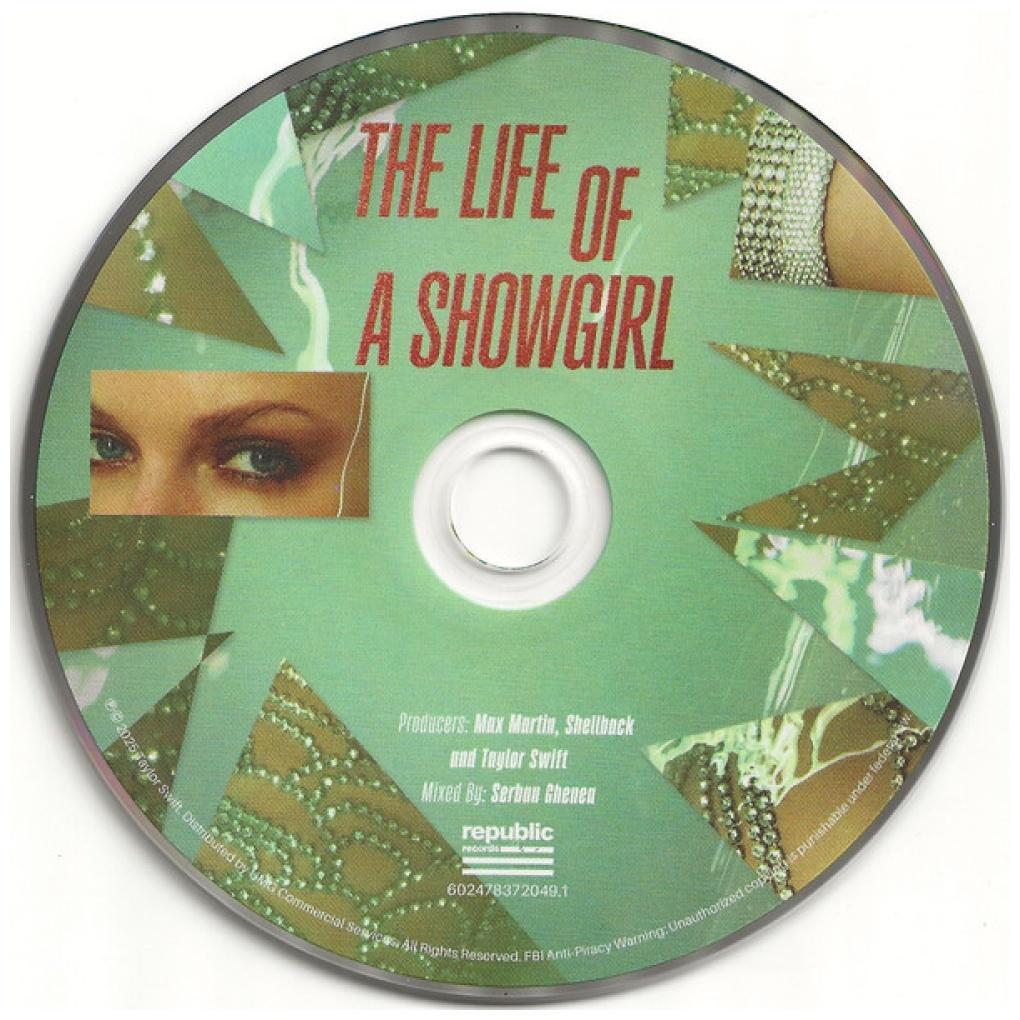 TAYLOR SWIFT - LIFE OF A SHOWGIRL (SWEAT & VANILLA PERFUME W/ POSTER) | CD