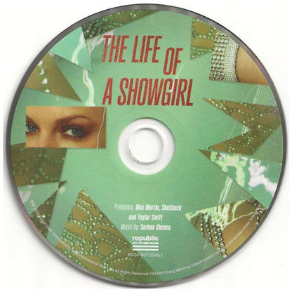 TAYLOR SWIFT - LIFE OF A SHOWGIRL (SWEAT & VANILLA PERFUME W/ POSTER) | CD